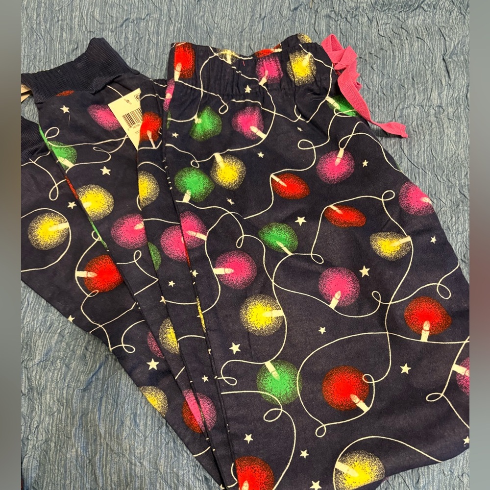 Colorful String Light Pajama Pants - Picture 2 of 2